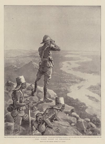 The First Sight of Khartoum by William T. Maud